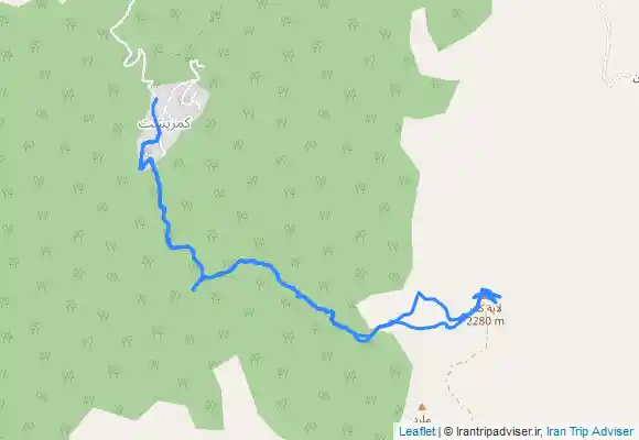 ترک جی پی اس کوه کمرپشت