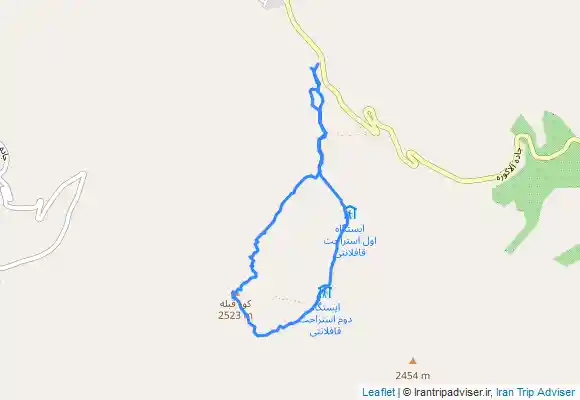 ترک جی پی اس قدمگاه-قبله داغی