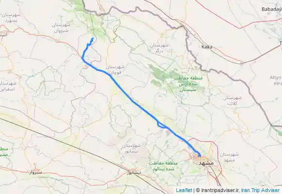 ترک جی پی اس دره اسفجیر تا مشهد