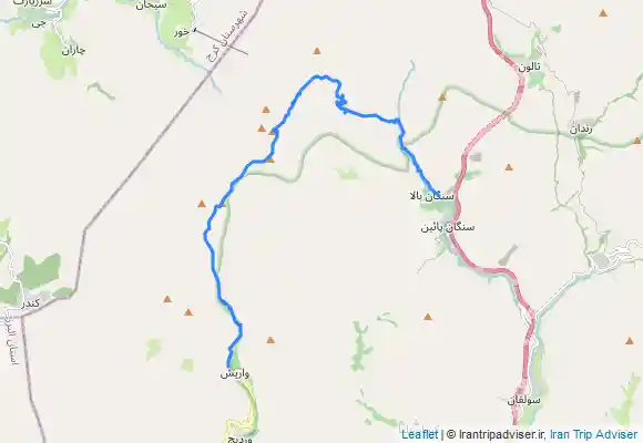 ترک جی پی اس صعود به قله پارو و پهنه سار(پهنه حصار)