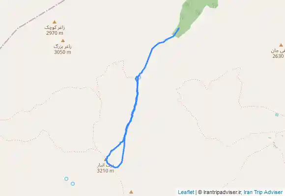 ترک جی پی اس برف انبار مستقیم از چشمه