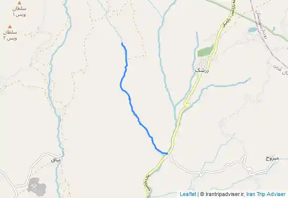 ترک جی پی اس آبشار کهنه باغستان