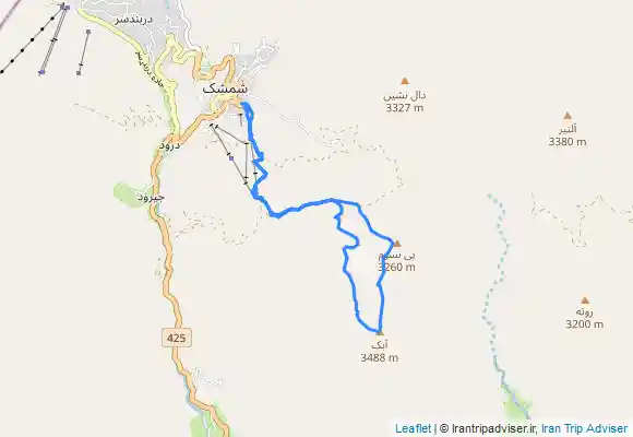 ترک جی پی اس صعود به قله آبک