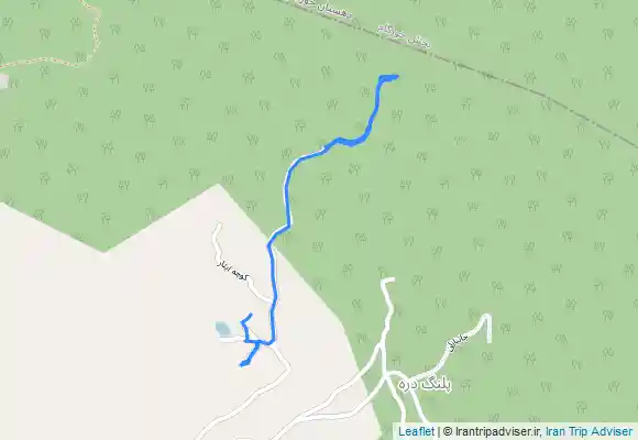 ترک جی پی اس آبشار و استخر، روستای استخرگاه