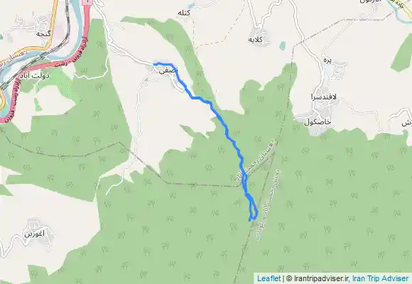 ترک جی پی اس نصفی به جنگل آلش دشت