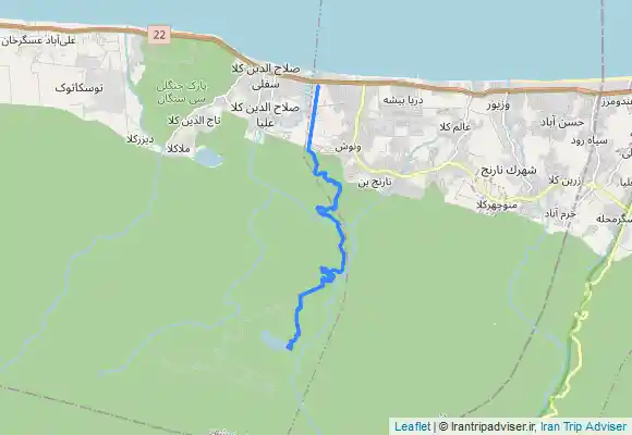 ترک جی پی اس Ghost Lake دریاچه ارواح (ممرز)