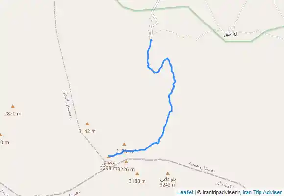 ترک جی پی اس قله بزقوش