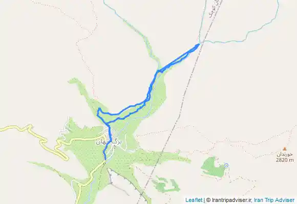 ترک جی پی اس آبشار برگ جهان