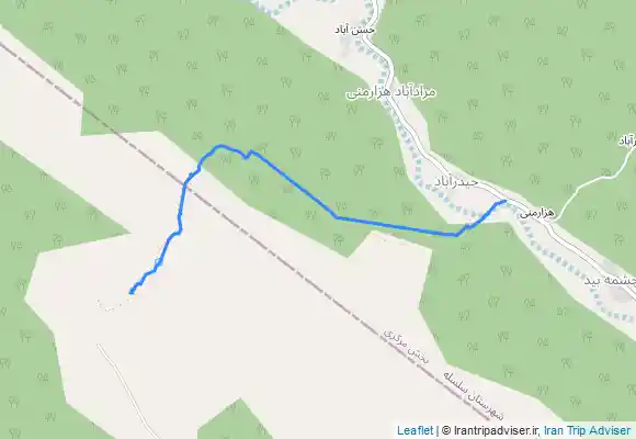 ترک جی پی اس تنگه پیازه تا حوضچه