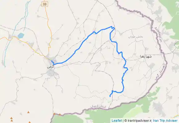 ترک جی پی اس گرمي-منطقه گردشگري رمضانلو