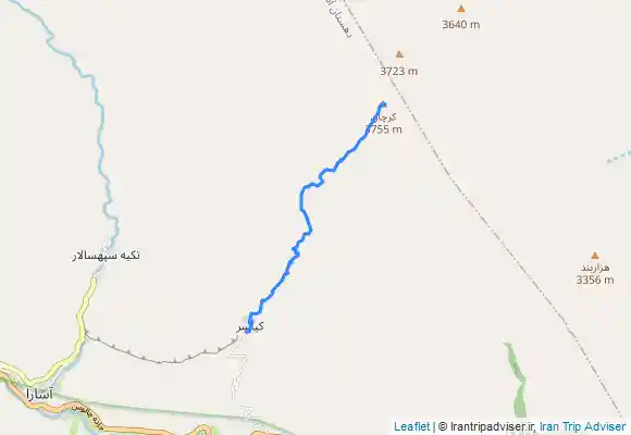 ترک جی پی اس کرچان از کیاسر