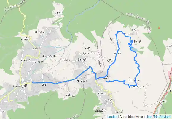 ترک جی پی اس کلاردشت