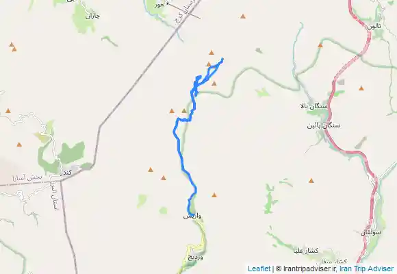 ترک جی پی اس واریش،پهنه حصار ،چشمی شاهی،شب مانی