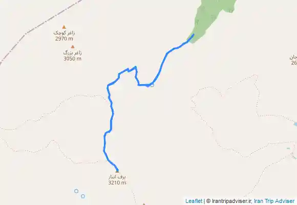 ترک جی پی اس پیمایش قله برف انبار