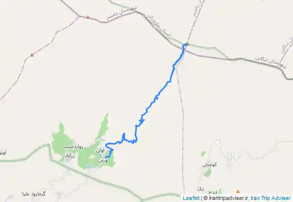 ترک جی پی اس khashchal peak - قله خشچال