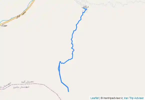 ترک جی پی اس مسیر قله یامان داغی برگشت تا دوراهی درکش