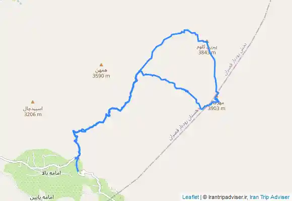 ترک جی پی اس صعود به قله مهرچال و پیرزن کلوم