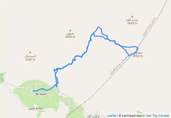 ترک جی پی اس قله مهر چال