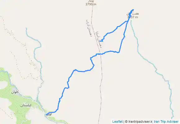 ترک جی پی اس صعود قله هفت خوان