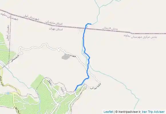 ترک جی پی اس مسیر ‍ابشار تیزاب - دماوند