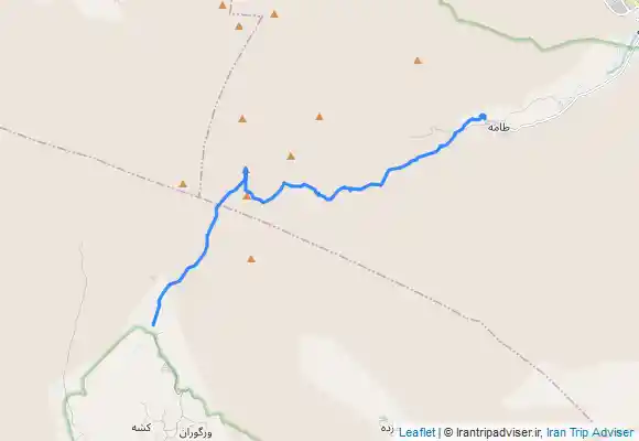 ترک جی پی اس karkas Peak - Hiking Trail - قله کرکس از طامه به کشه