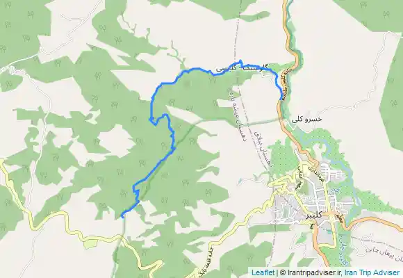 ترک جی پی اس آبشار گلوسنگ آذربایجان شرقی