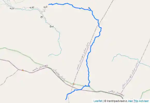 ترک جی پی اس خشچال به شاه سفید کوه به آکنه