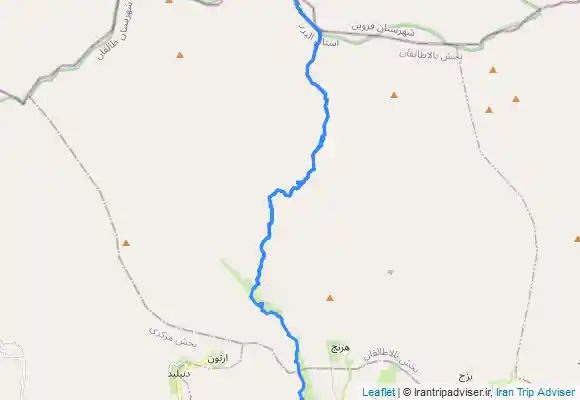 ترک جی پی اس قله شاه البرز از روستای حسنجون