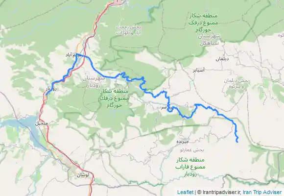 ترک جی پی اس Mountain Biking Kelishom Barehsar Sidasht Rubdar دوچرخه سواری مسیر کلیشم، بره سر، سی دشت و رودبار