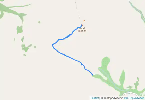 ترک جی پی اس Dīzbād-e Bālā قله قوچگر