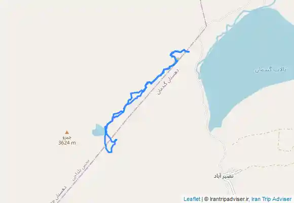 ترک جی پی اس قله چیرو