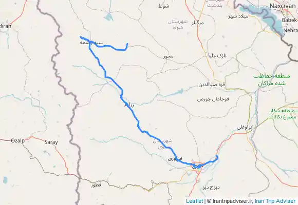 ترک جی پی اس قره کلیسا تا خوی