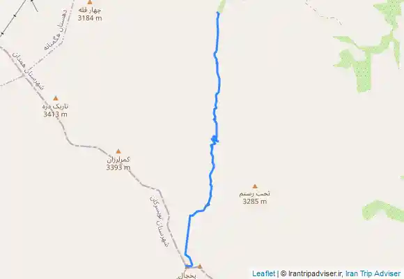 ترک جی پی اس قله یخچال