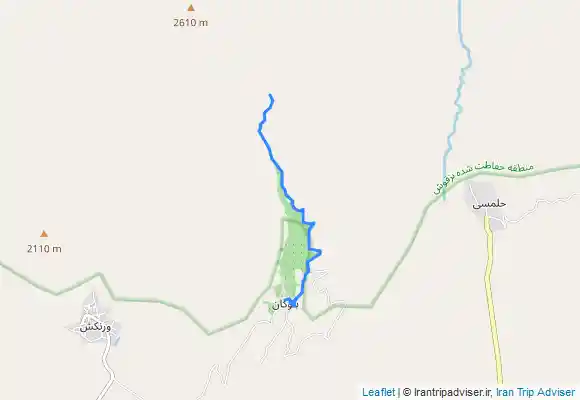 ترک جی پی اس آبشار بلوکان مسیر برگشت