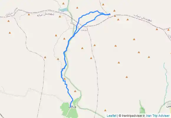 ترک جی پی اس قله بزقوش از ورزقان ۱۳۹۸/۵/۱۸