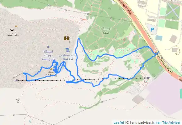 ترک جی پی اس مسير صعود از مسير مرعشي
