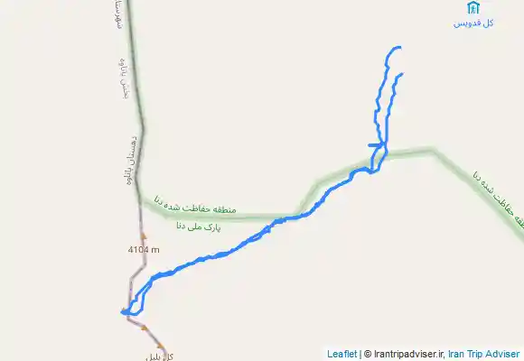 ترک جی پی اس کمپ به کل قدویس-رفت و برگشت