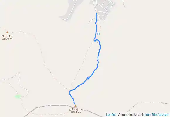 ترک جی پی اس قله سفیدخانی - اراک