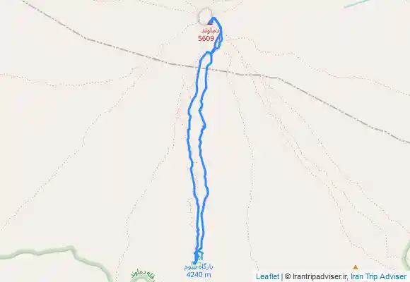 ترک جی پی اس صعود به قله دماوند از جبهه جنوبی نادر اوجاقی