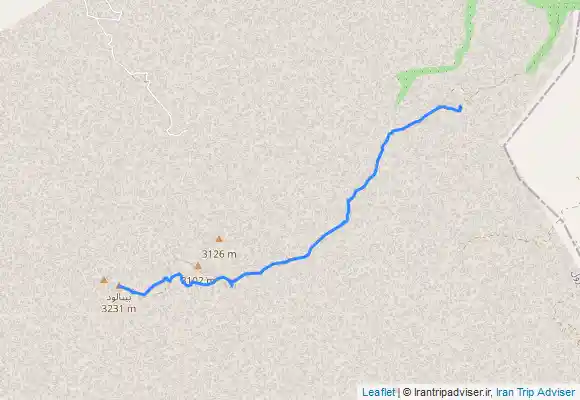 ترک جی پی اس صعود به قله بینالود