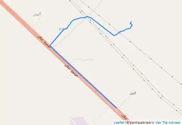 ترک جی پی اس Tang-e Khowsh - Sūrū(تنگ خوش)