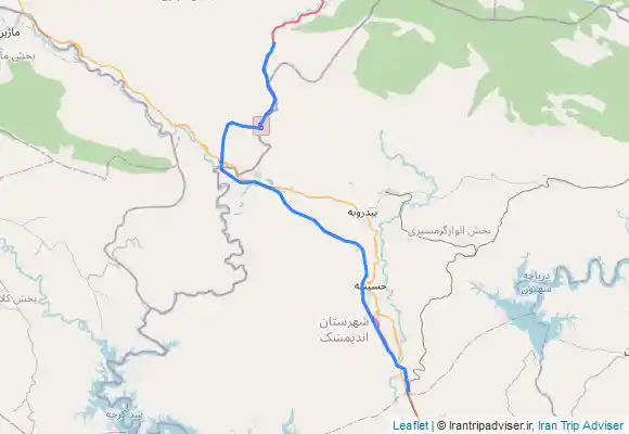 ترک جی پی اس اندیمشک تا اول مسیر دره کول چپ