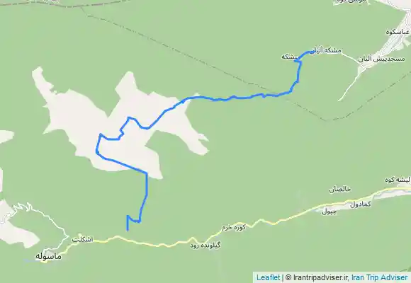 ترک جی پی اس مسیر الیان دهرا توریشم زودل ماسوله