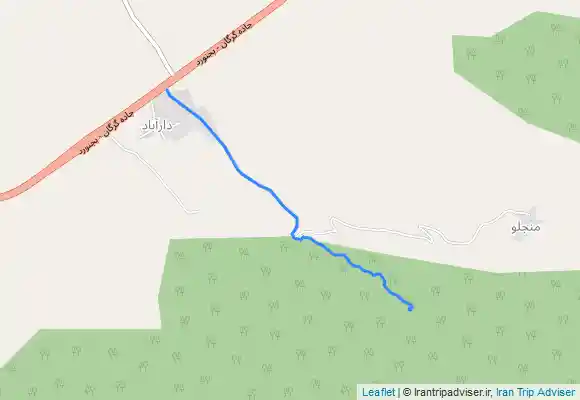 ترک جی پی اس آبشار داراباد