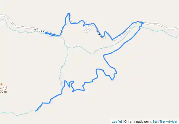 ترک جی پی اس Ruzieh spring to waterfall