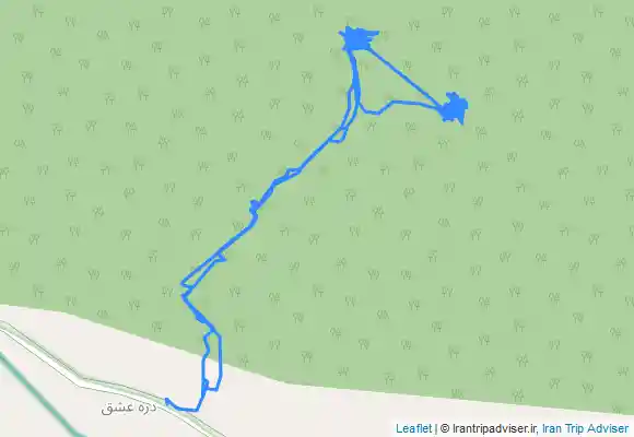 ترک جی پی اس آبشار دره عشق