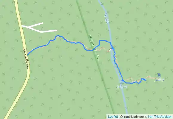 ترک جی پی اس Terez Waterfall - آبشار ترز