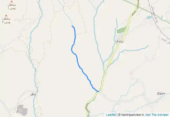 ترک جی پی اس آبشار - کهنه باغستان
