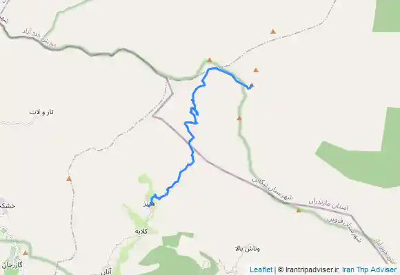 ترک جی پی اس صعود یک روزه به قله سیالان از مسیر روستای هنیز الموت