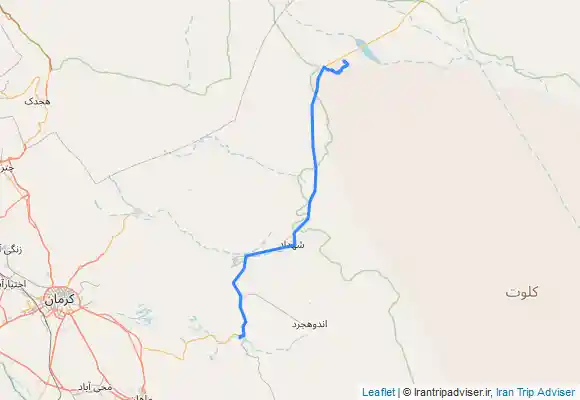 ترک جی پی اس دریاچه کلوت شهداد